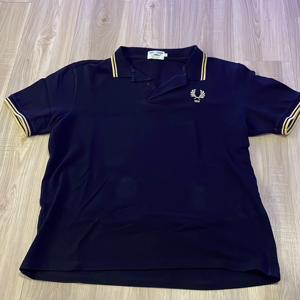 Black Fred Perry polo shirt